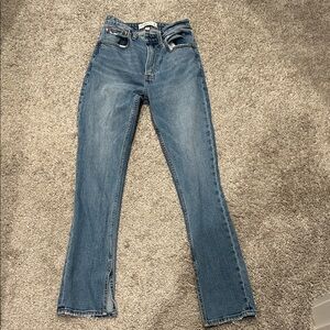 Abercrombie & Fitch Blue Straight Leg Women's Jeans